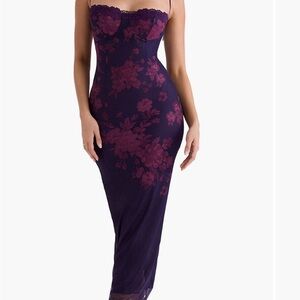 House of CB Aiza Floral Underwire Dress NEVER WORN Size L